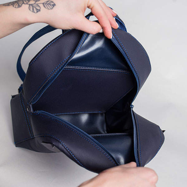 Рюкзак из экокожи Ornament Синий