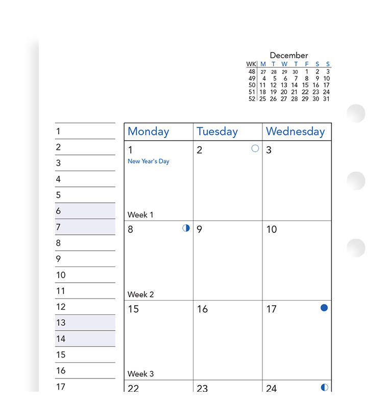 Комплект Датированных Бланков Обзор Месяца Personal White на 2021 год