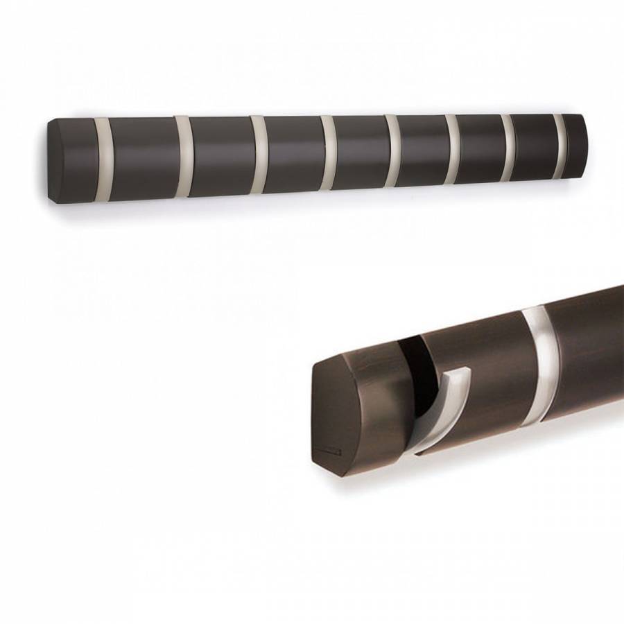 Настенная вешалка UMBRA 8 Flip Эспрессо