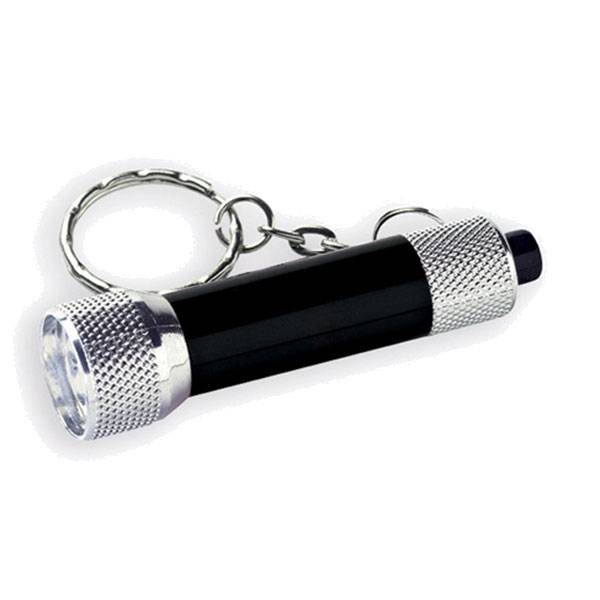 Брелок-ліхтарик Keychain Torch з LED Чорний