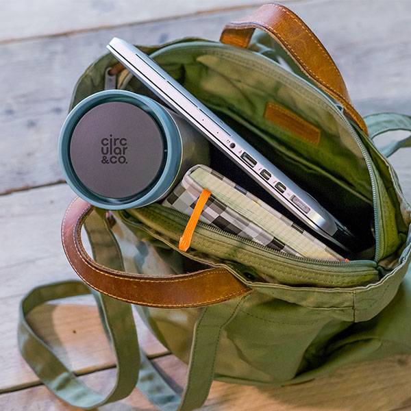 Еко-чашка Circular Cup Label Pink 340 мл