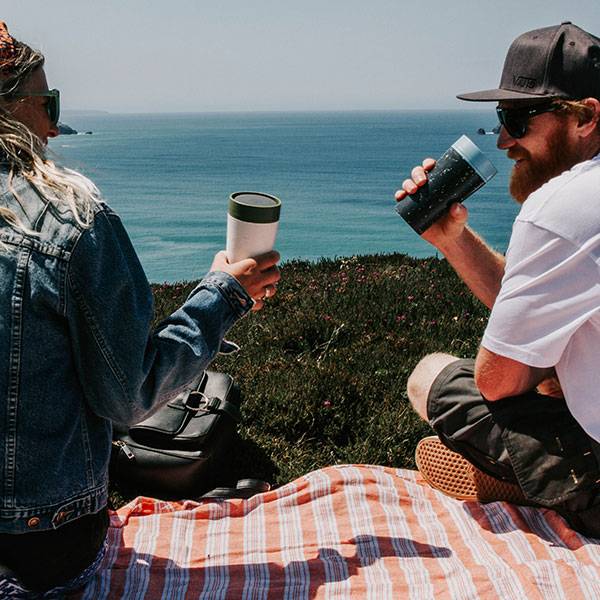 Еко-чашка Circular Cup Label Pink 340 мл