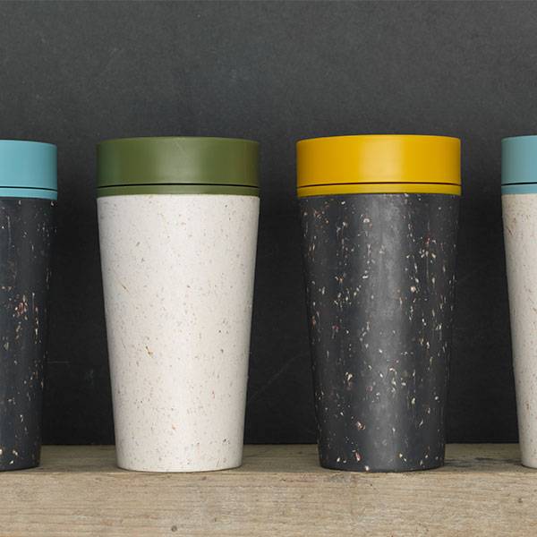 Еко-чашка Circular Cup Label Pink 340 мл