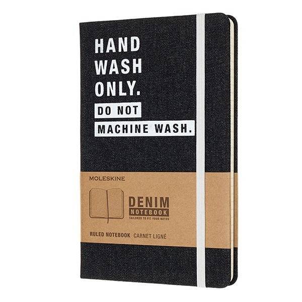 Записная книга Moleskine Denim Hand Wash средняя Линия