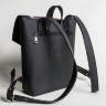 Рюкзак з екокожі Ornament Чорний - графіт M