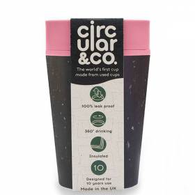 Еко-чашка Circular Cup Label Pink 230 мл