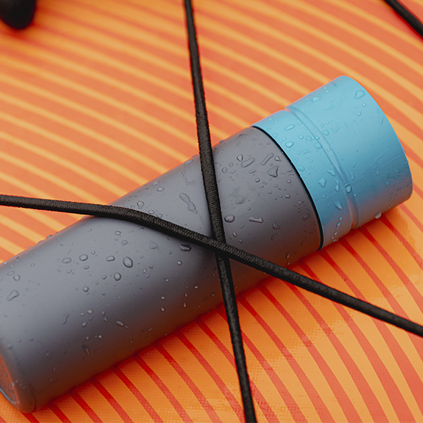 Эко-бутылка Circular Bottle Label Gray 600 мл