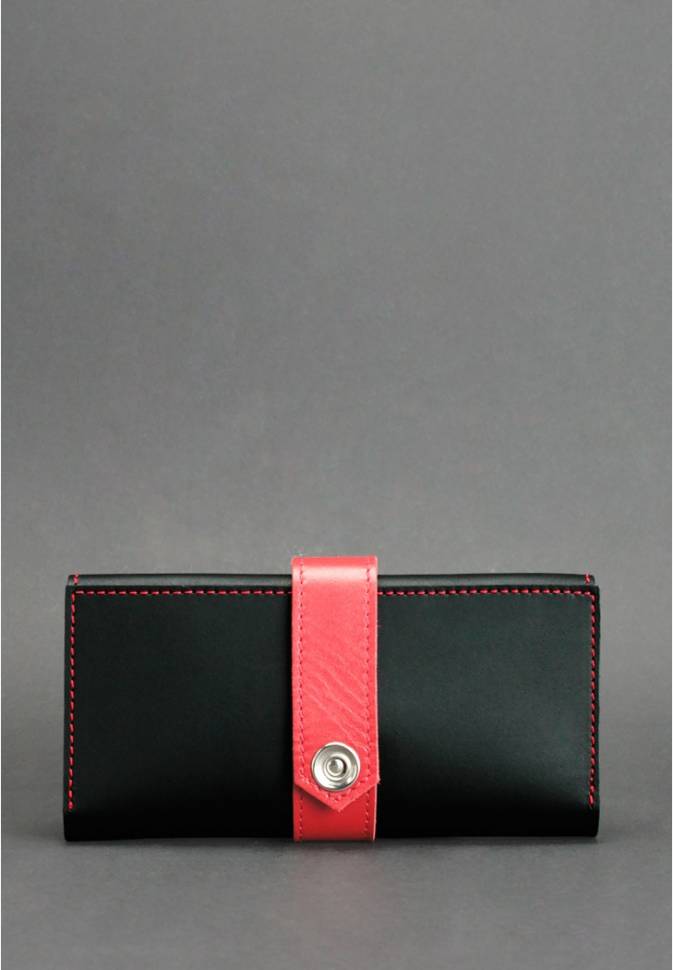 Портмоне BlankNote 3.0 Графит-клубника