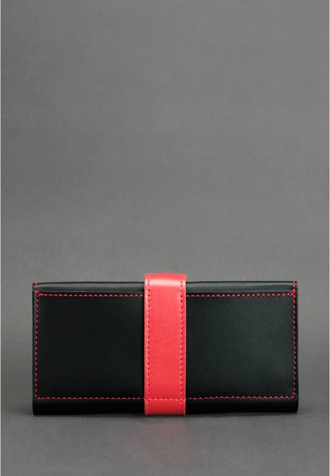 Портмоне BlankNote 3.0 Графит-клубника