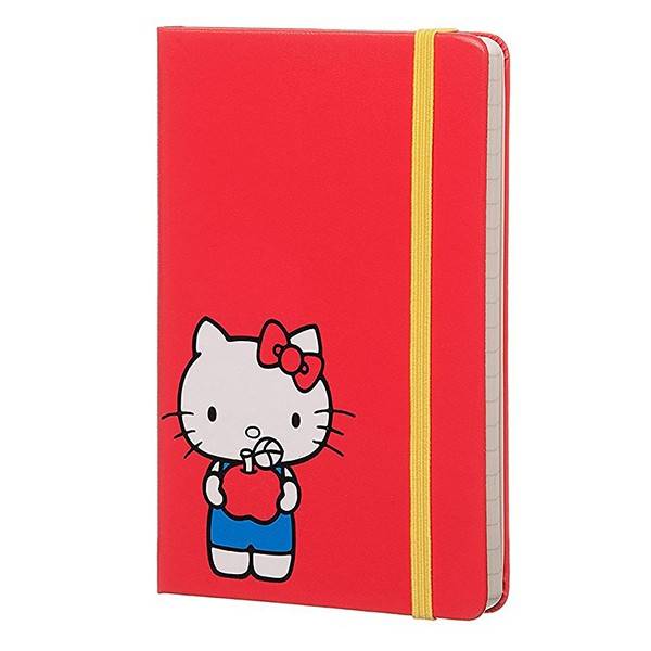 Карманный блокнот Moleskine Hello Kitty Линия Красный