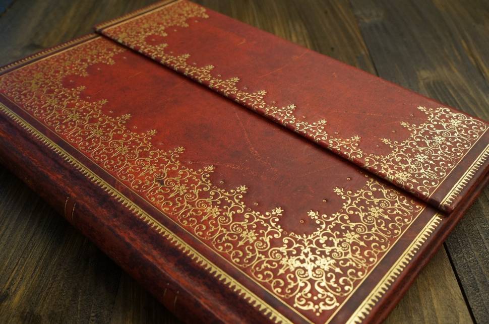 Середній блокнот Paperblanks Стара Шкіра Бордо