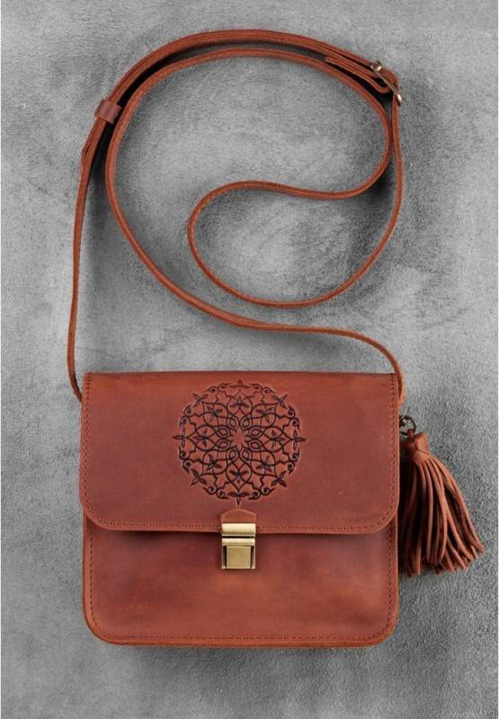 Бохо-сумка BlankNote Лилу Коньяк