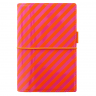 Органайзер Filofax Domino Patent Personal Orange/Pink Stripes (022575)