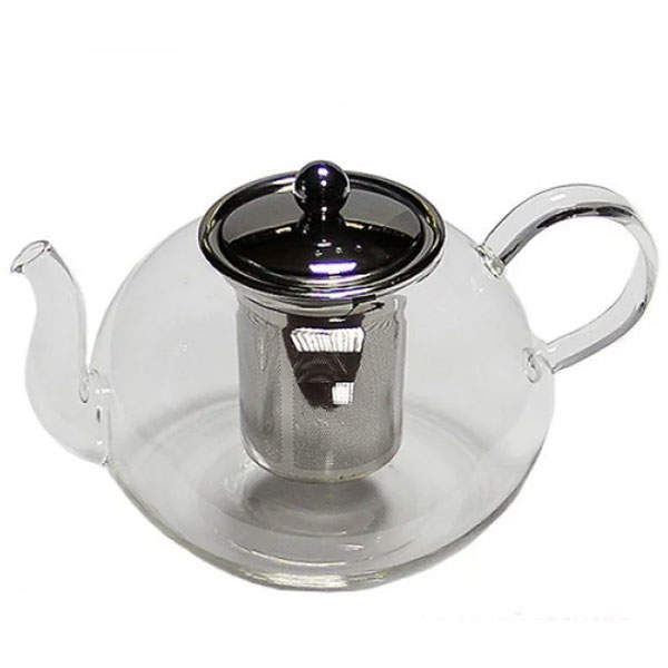 Чайник из стекла с ситом Классика 600 мл