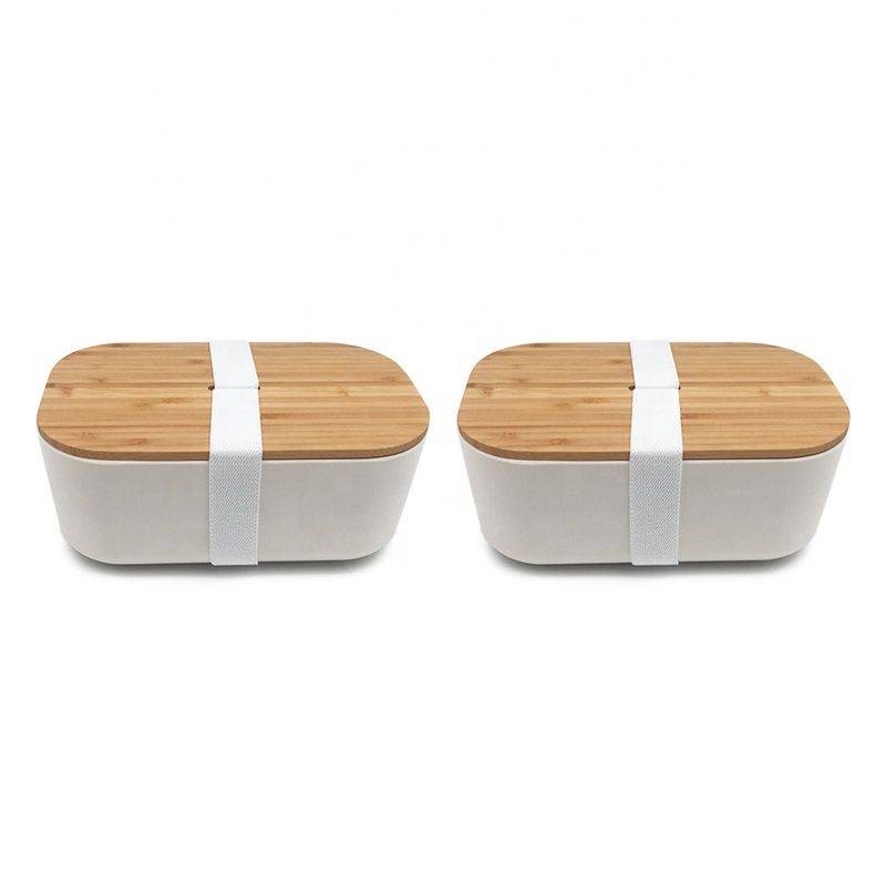 Ланч бокс з бамбука Bamboo Box Білий