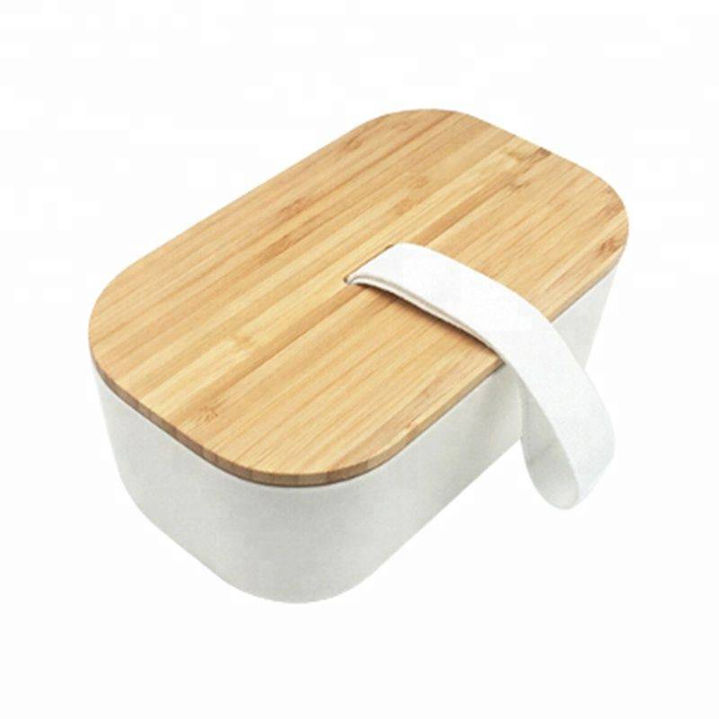 Ланч бокс з бамбука Bamboo Box Білий