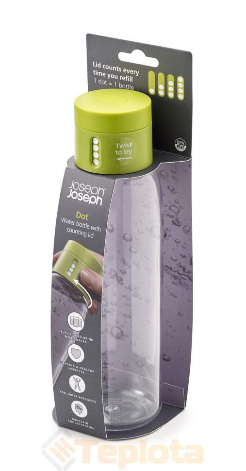 Пляшка для води з індикатором Joseph Joseph 600 мл
