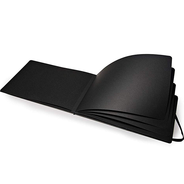 Великий блокнот Moleskine А4 з чорними листами