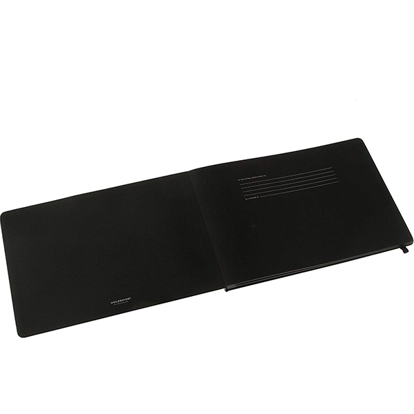 Великий блокнот Moleskine А4 з чорними листами