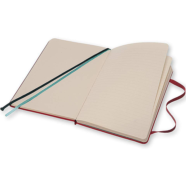 Середній блокнот Moleskine Two-Go Медіум Червоний Лінія /Чисті аркуші