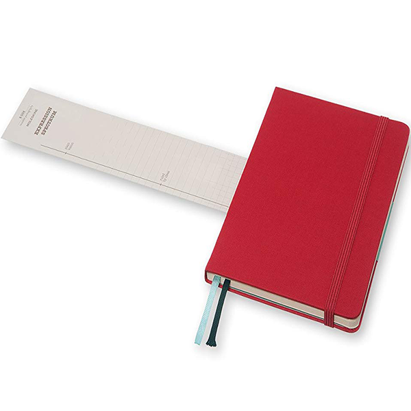 Середній блокнот Moleskine Two-Go Медіум Червоний Лінія /Чисті аркуші