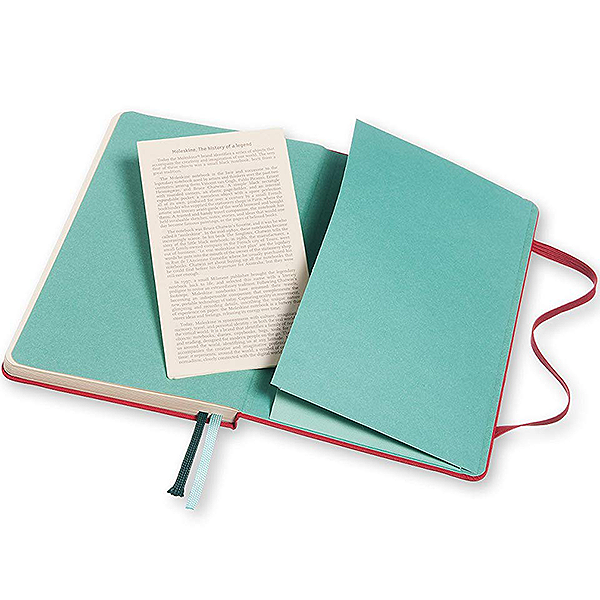 Середній блокнот Moleskine Two-Go Медіум Червоний Лінія /Чисті аркуші