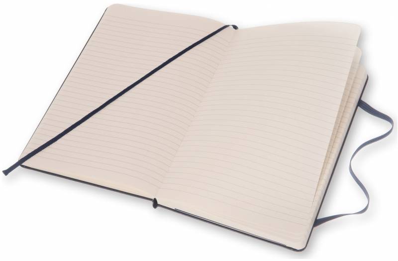 Средний блокнот Moleskine Classic Твердая обложка Синий Линия