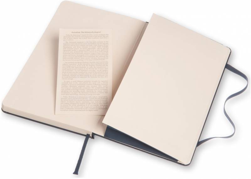 Средний блокнот Moleskine Classic Твердая обложка Синий Линия