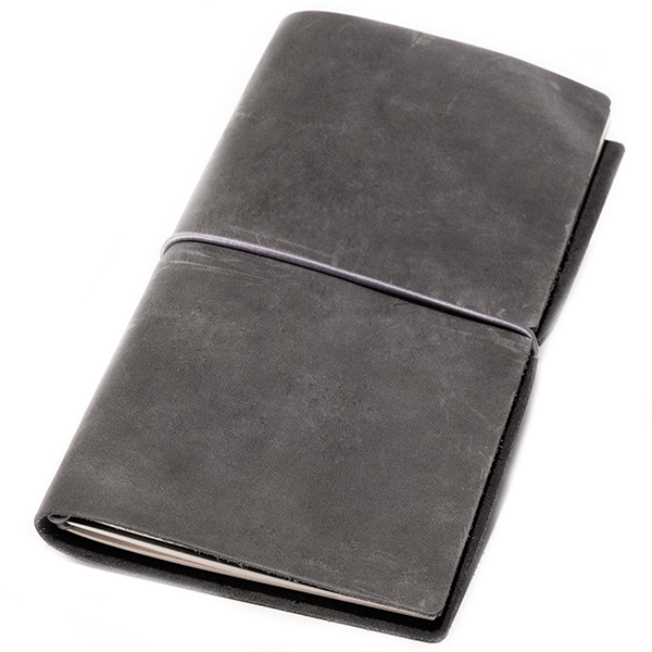 Блокнот зі шкіри Autograph Металік