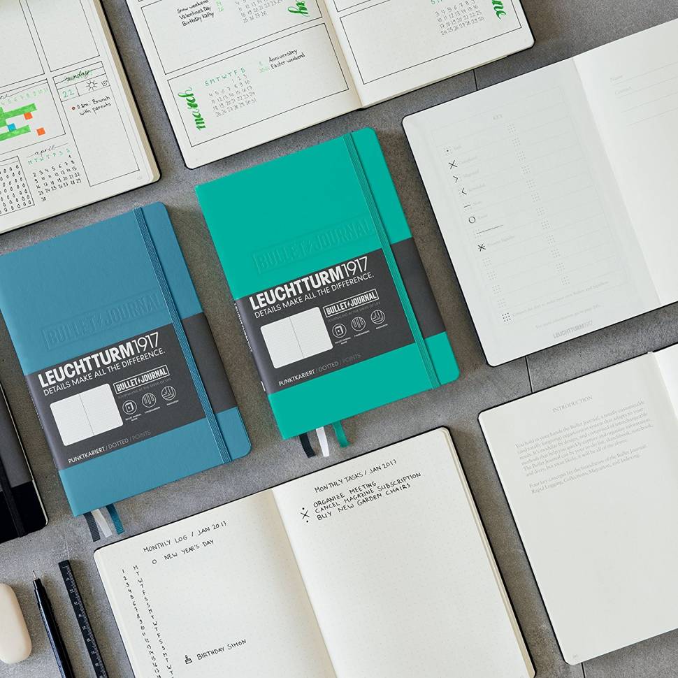 Блокнот Leuchtturm1917 Bullet Journal Средний Черный (346703)