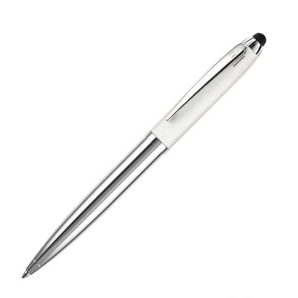Ручка шариковая Senator Nautic белая со стилусом