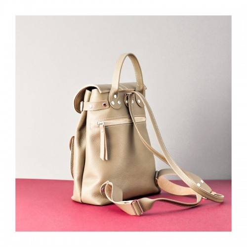 Рюкзак из кожи JIZUZ Classic Beige