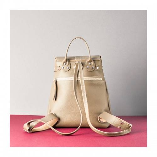 Рюкзак из кожи JIZUZ Classic Beige