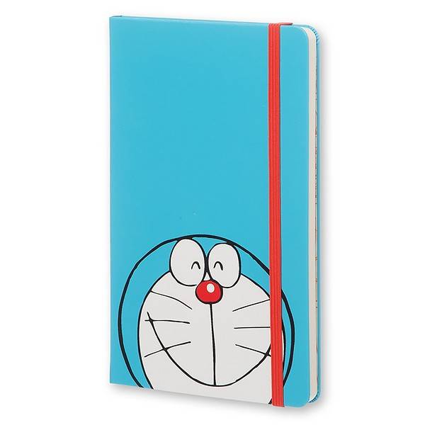 Средний блокнот Moleskine Doraemon Голубой Чистые листы