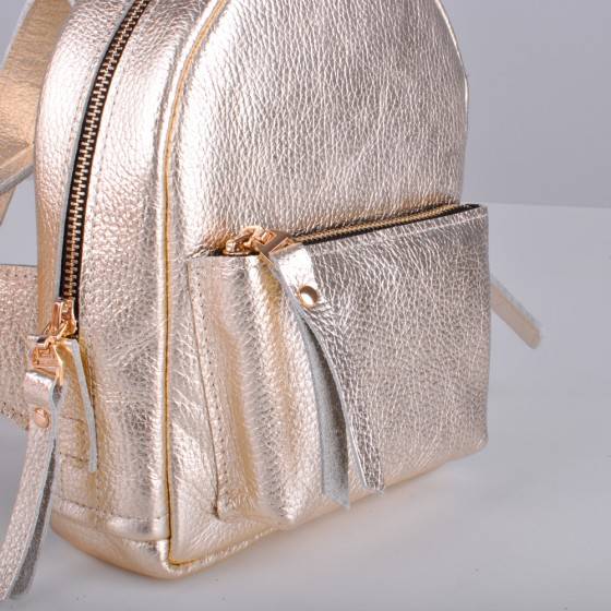 Рюкзак из кожи JIZUZ Baby Sport New Gold