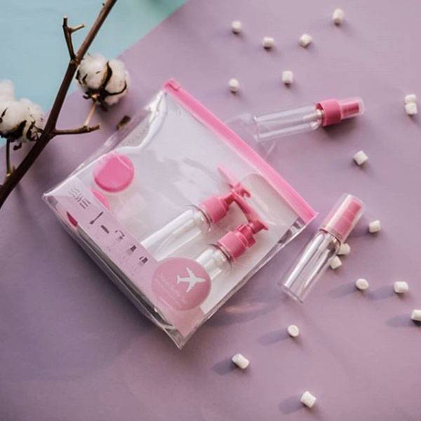 Набор флаконов для путешествий ESSE Pink