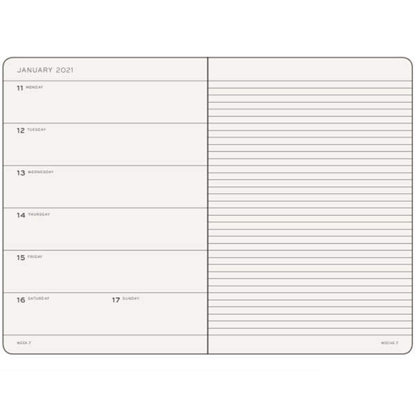 Карманный Еженедельник с Заметками Leuchtturm1917 Sage 2021