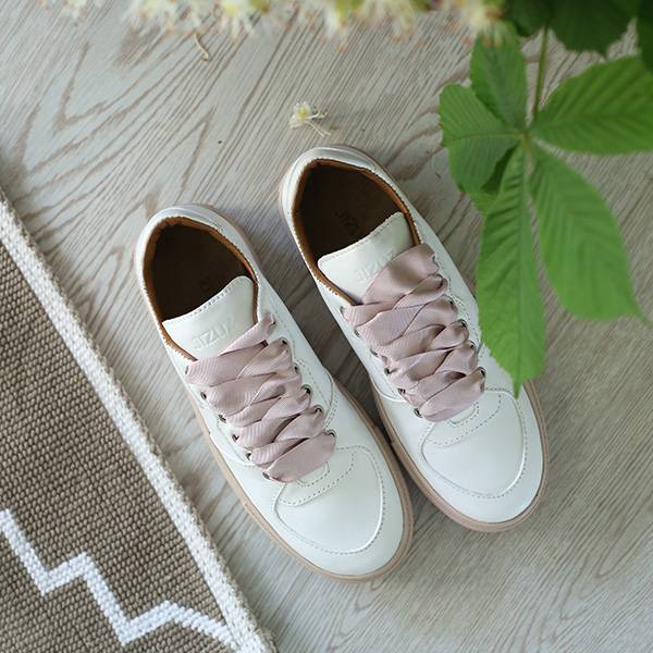 Кеды из кожи Hillstar Jizuz с лентой