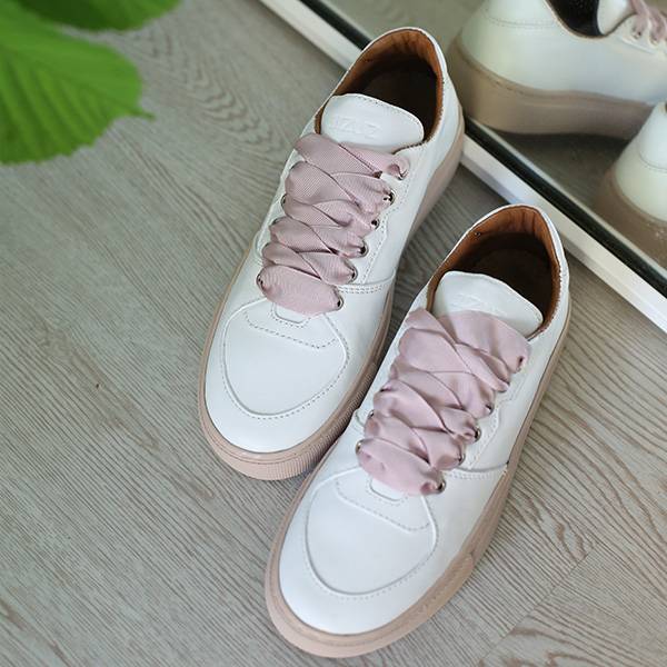 Кеды из кожи Hillstar Jizuz с лентой