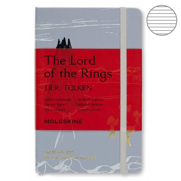 Блокнот Moleskine Lord of the Rings в подарочной упаковке Средний  Линия