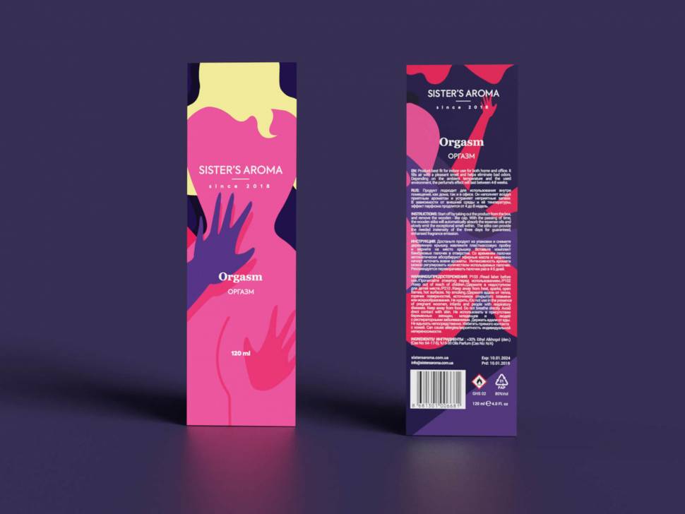 Аромадиффузор для дома Sister's Aroma Оргазм