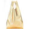Шкіряна жіноча сумка Poolparty Tote Золото