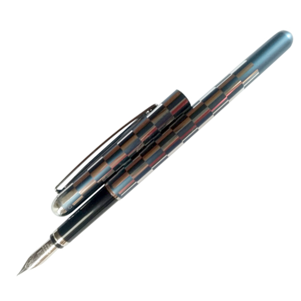 Пірʼяна Ручка Silver Line Металева Шашечка