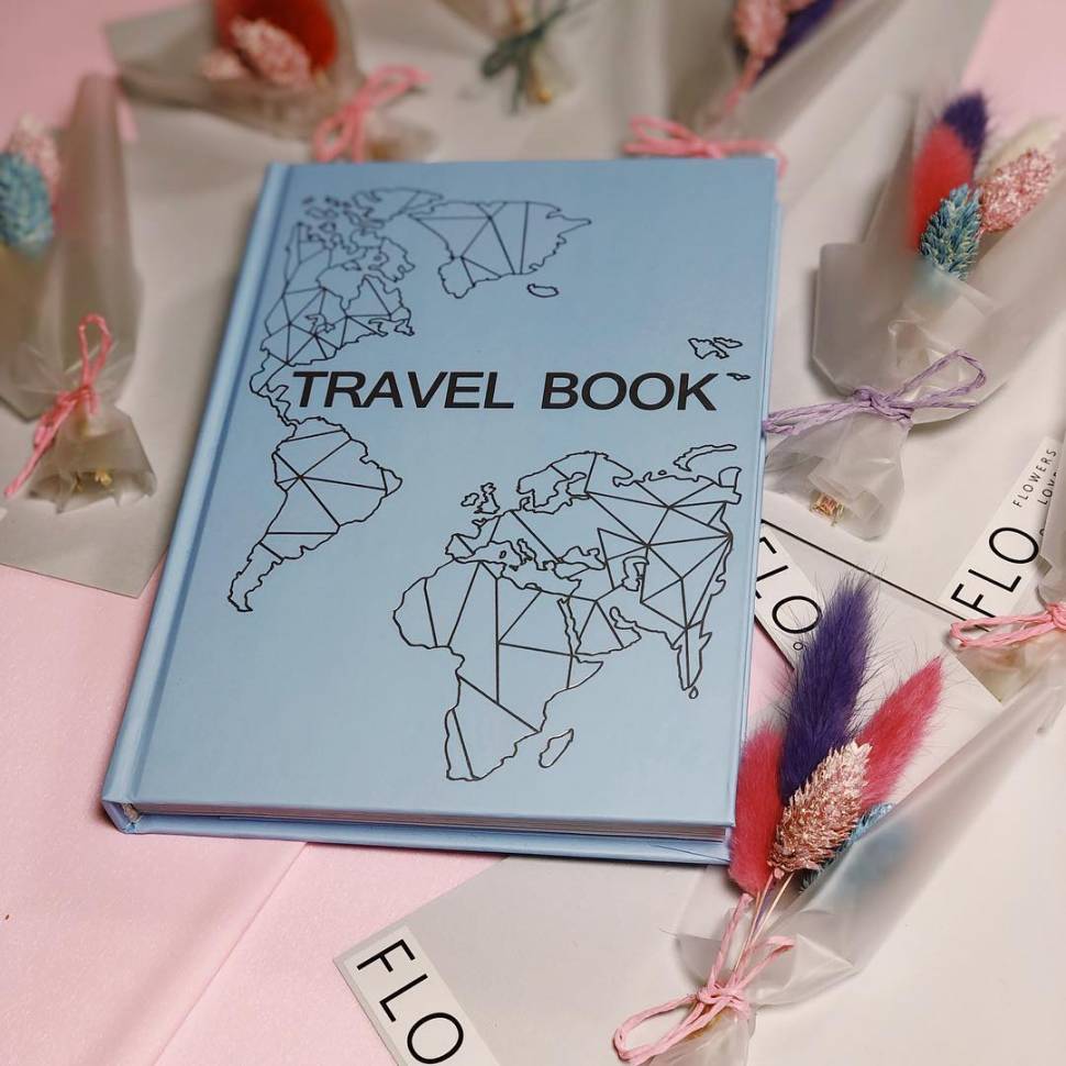 Блокнот планер Travel Book для путешествий Голубой Блокнот планер Travel Book для путешествий Голубой
