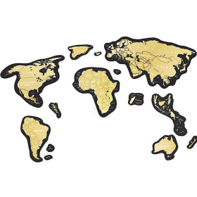 Скретч карта мира магнитная Travel Map Magnetic World