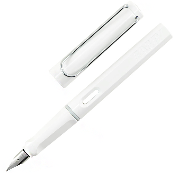 Перьевая ручка Lamy Safari Белая (F)