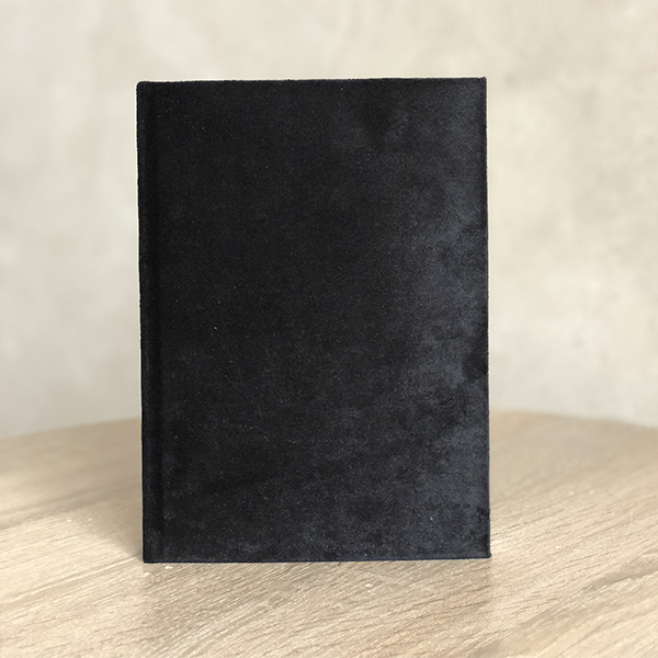 Планер в оксамитовій обкладинці Чорний