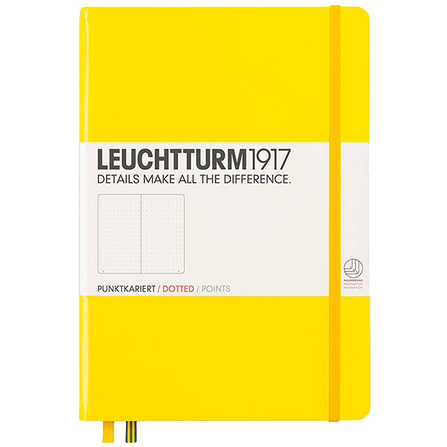 Блокнот Leuchtturm1917 Средний Желтый Точка (344800)