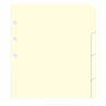 Разделители универсальные Filofax Pocket Сream 5 секций (211690)