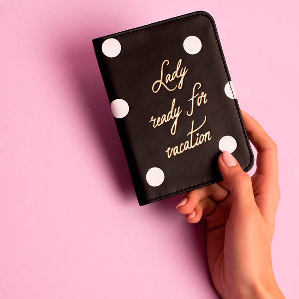 Обложка для паспорта Chiori Vacation Black